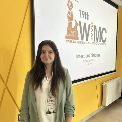 Natalia Czerwik na  na 19. Warsaw International Medical Congress for Young Scientists,