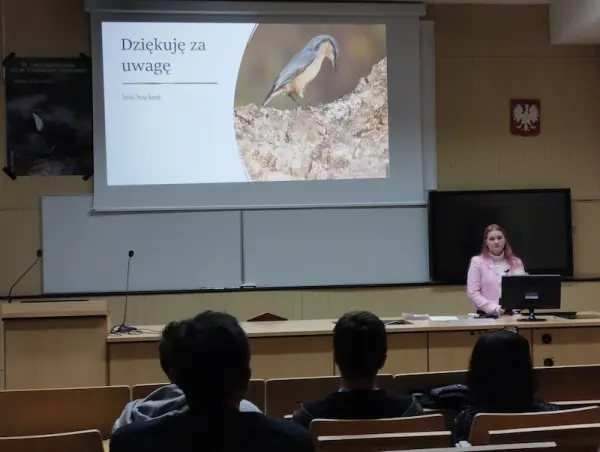 Emila Rosiek wygłosiła referat na Zjeździe Ornitologów