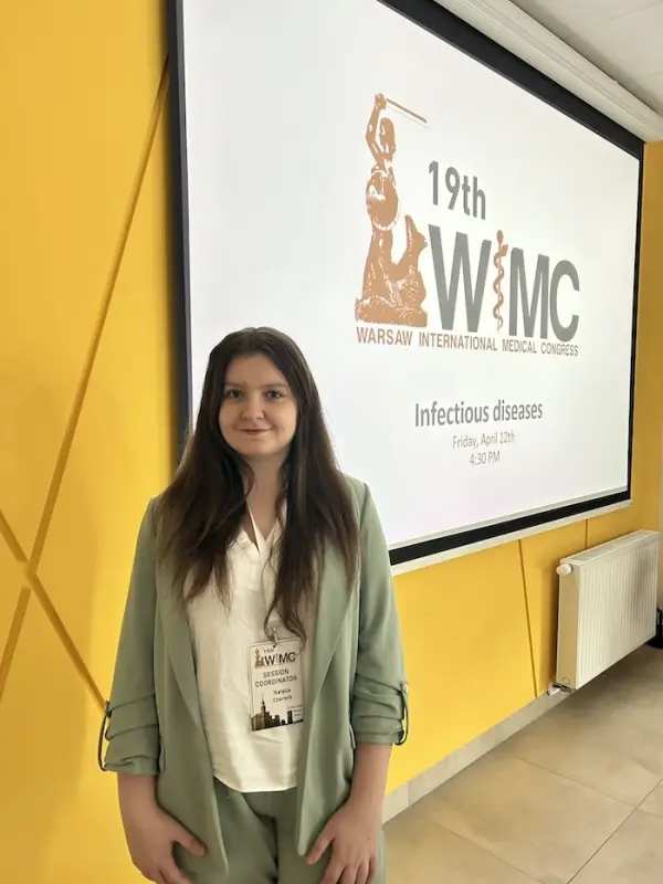 Natalia Czerwik na  na 19. Warsaw International Medical Congress for Young Scientists,